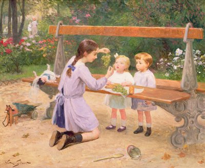 Grape Tasting by Victor Gabriel Gilbert
